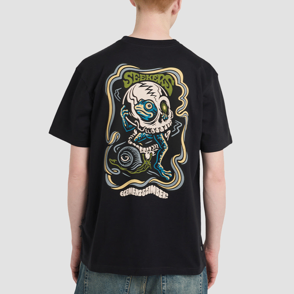 Element X Timber Hermit T-Shirt Off Black