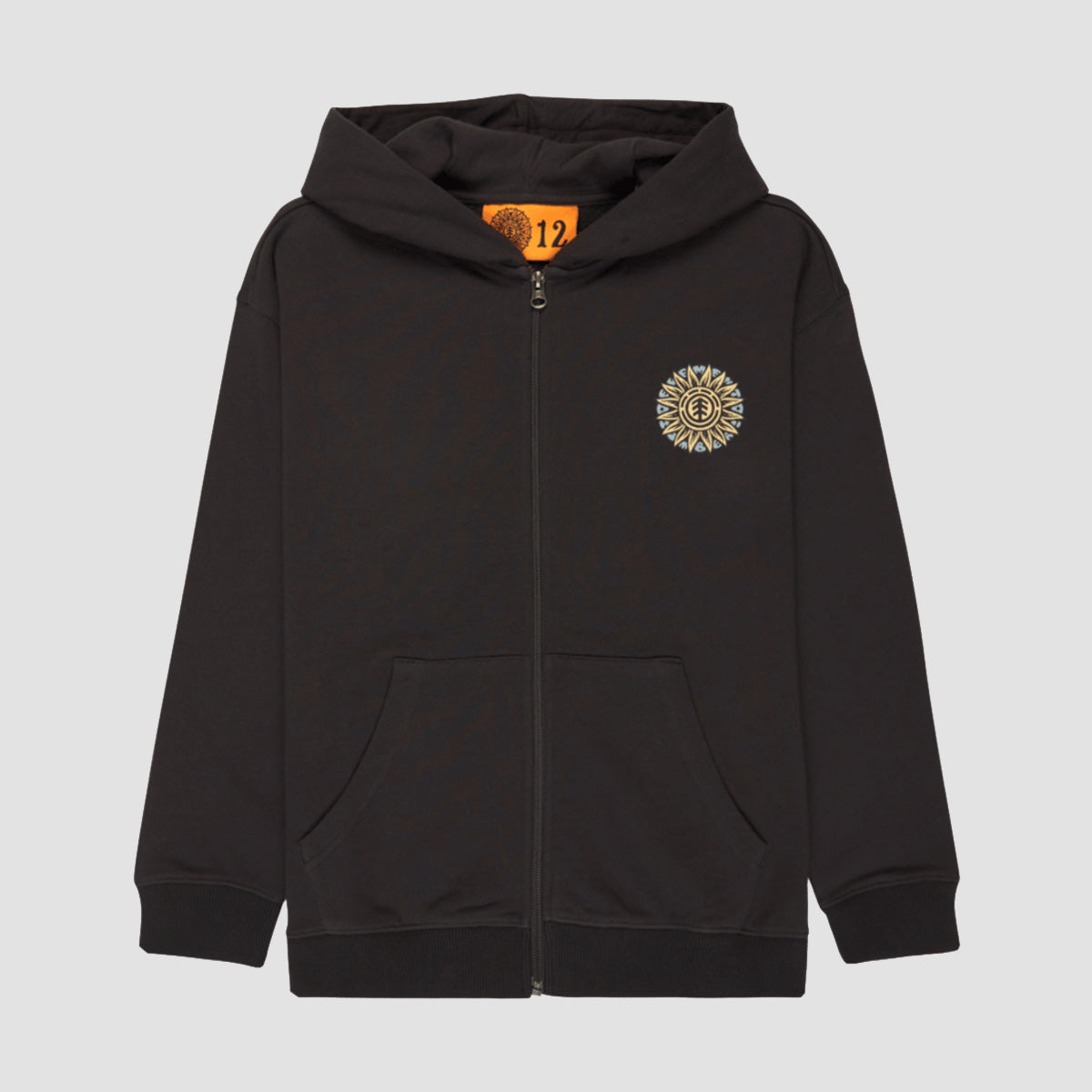 Element X Timber Take A Hike Zip Hoodie Off Black - Kids
