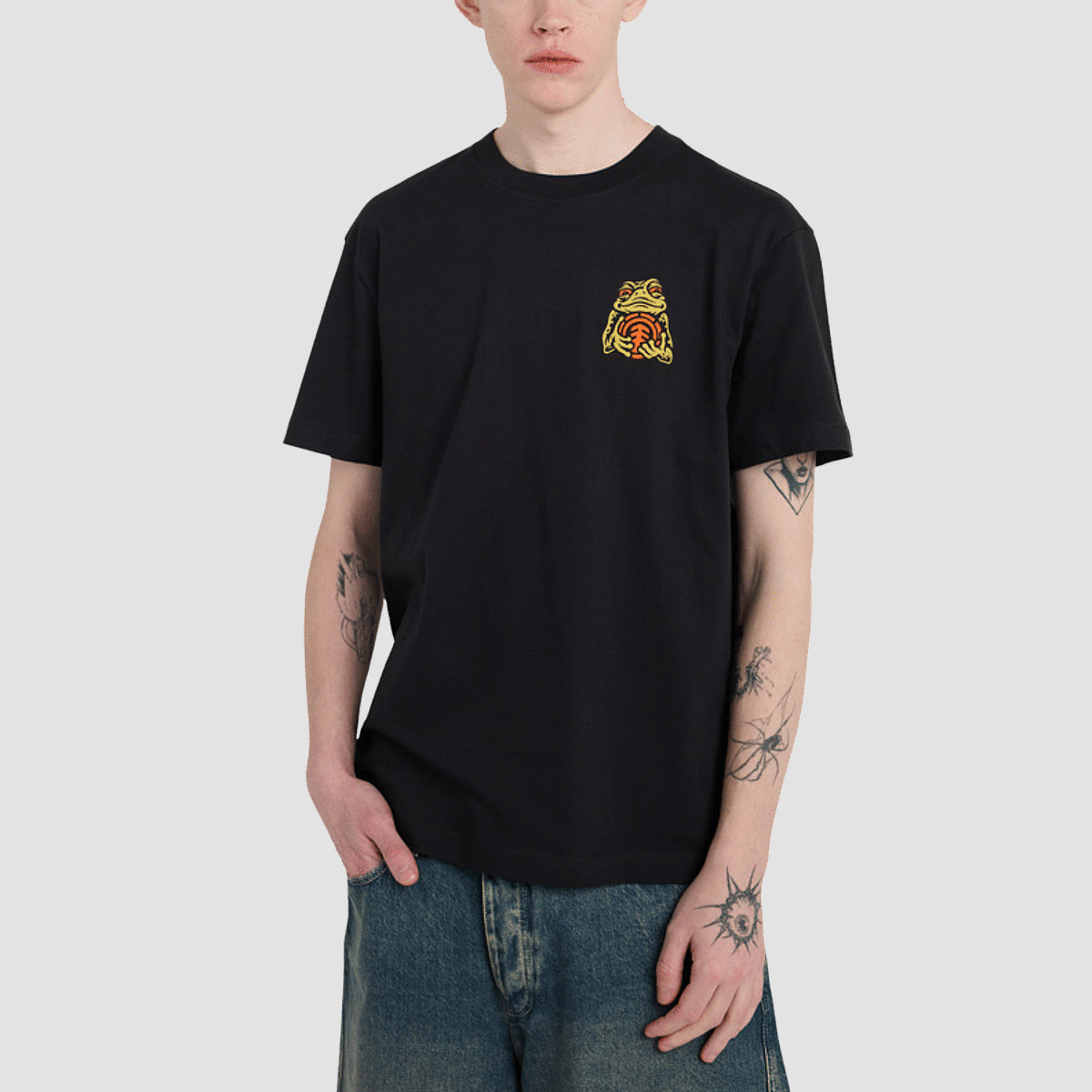 Element X Timber The Frog T-Shirt Off Black