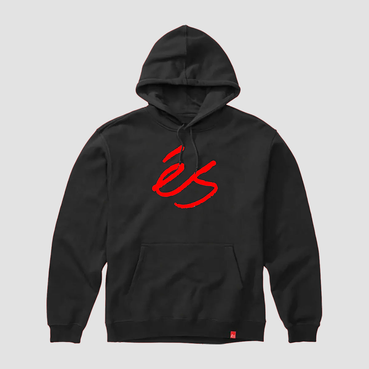 eS Script Pullover Hoodie Black