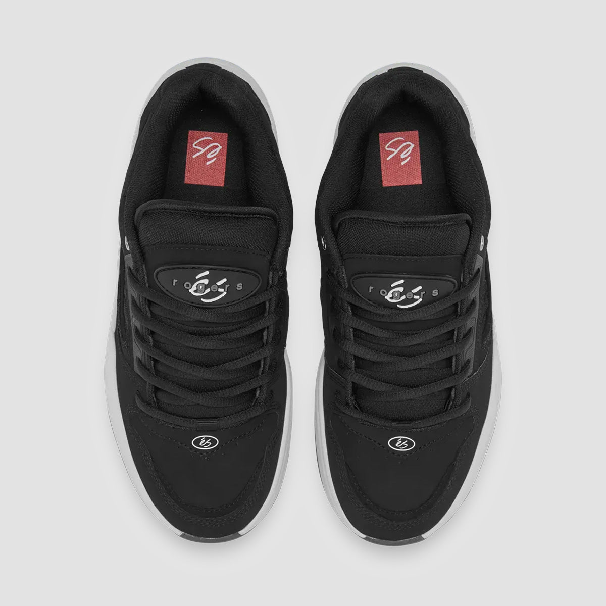 eS Tj Rogers Shoes - Black/White/Grey