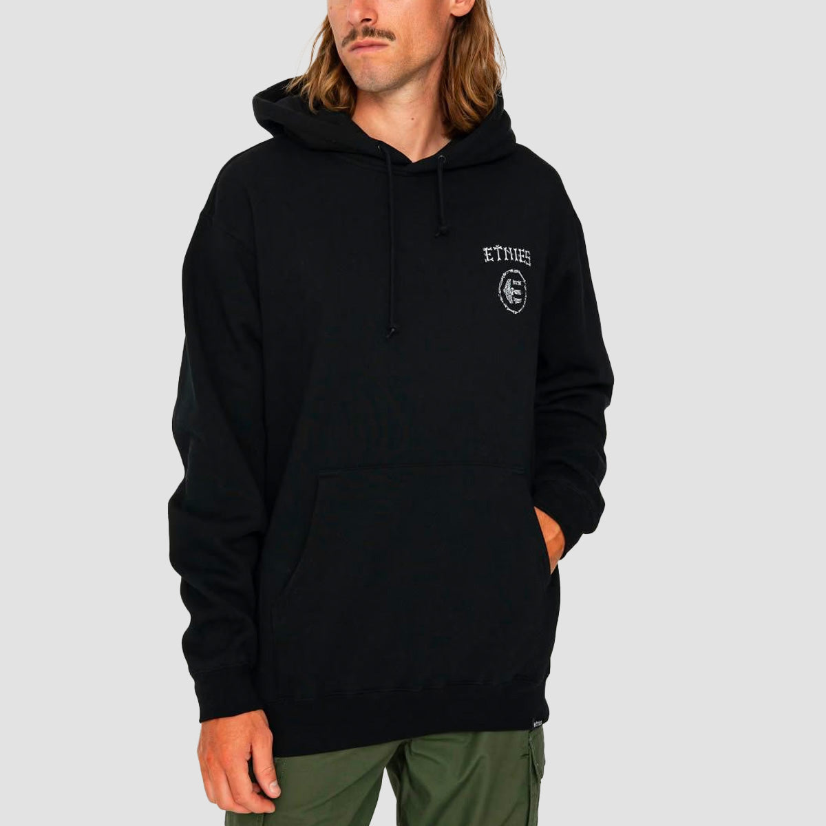 Etnies Bones Pullover Hoodie Black