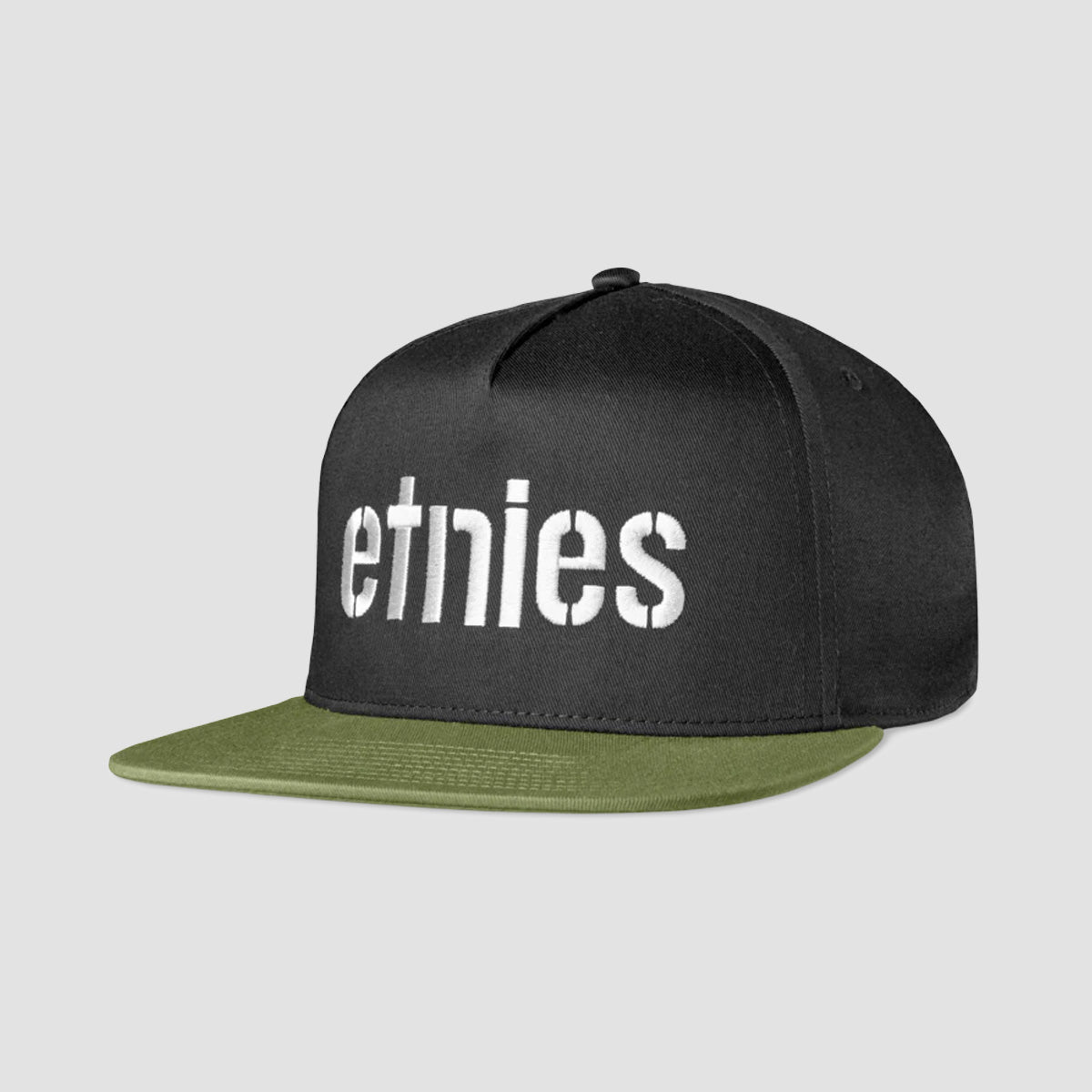 Etnies Corp Snapback Cap Black/Olive