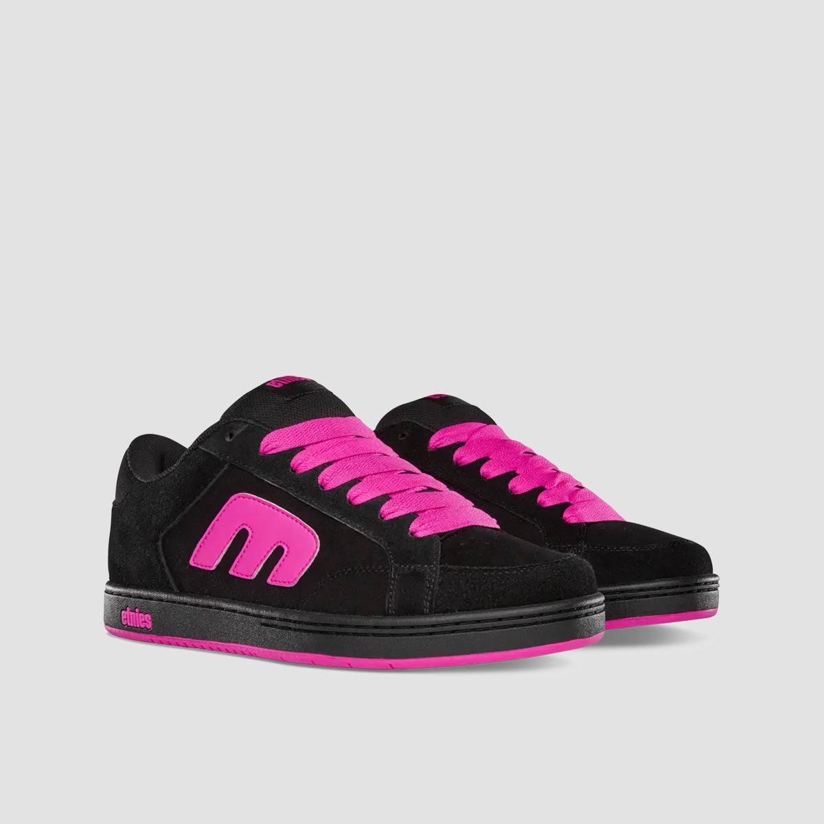 Etnies Kingpin 2K Shoes - Black/Pink