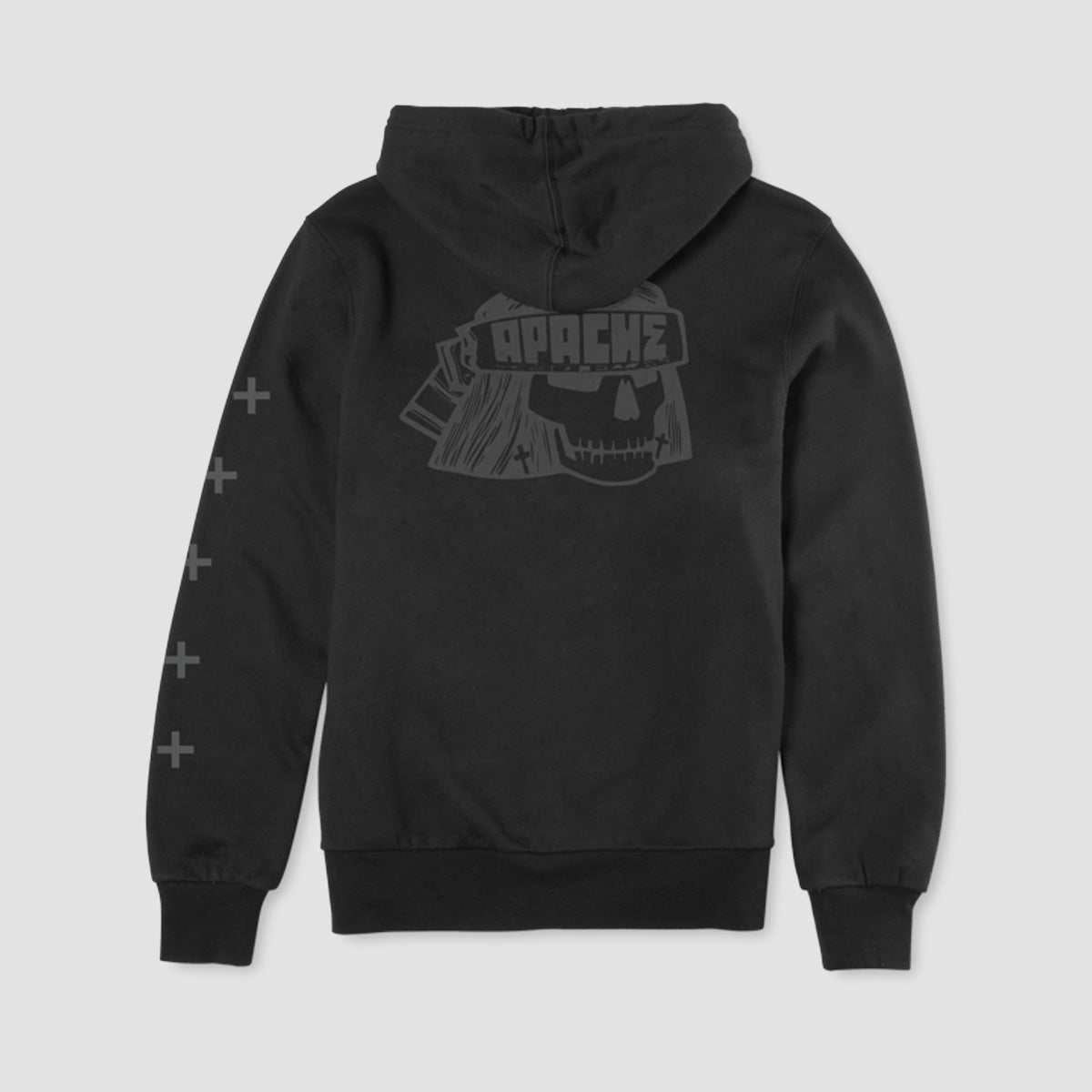 Etnies X Apache Zip Pullover Hoodie Black