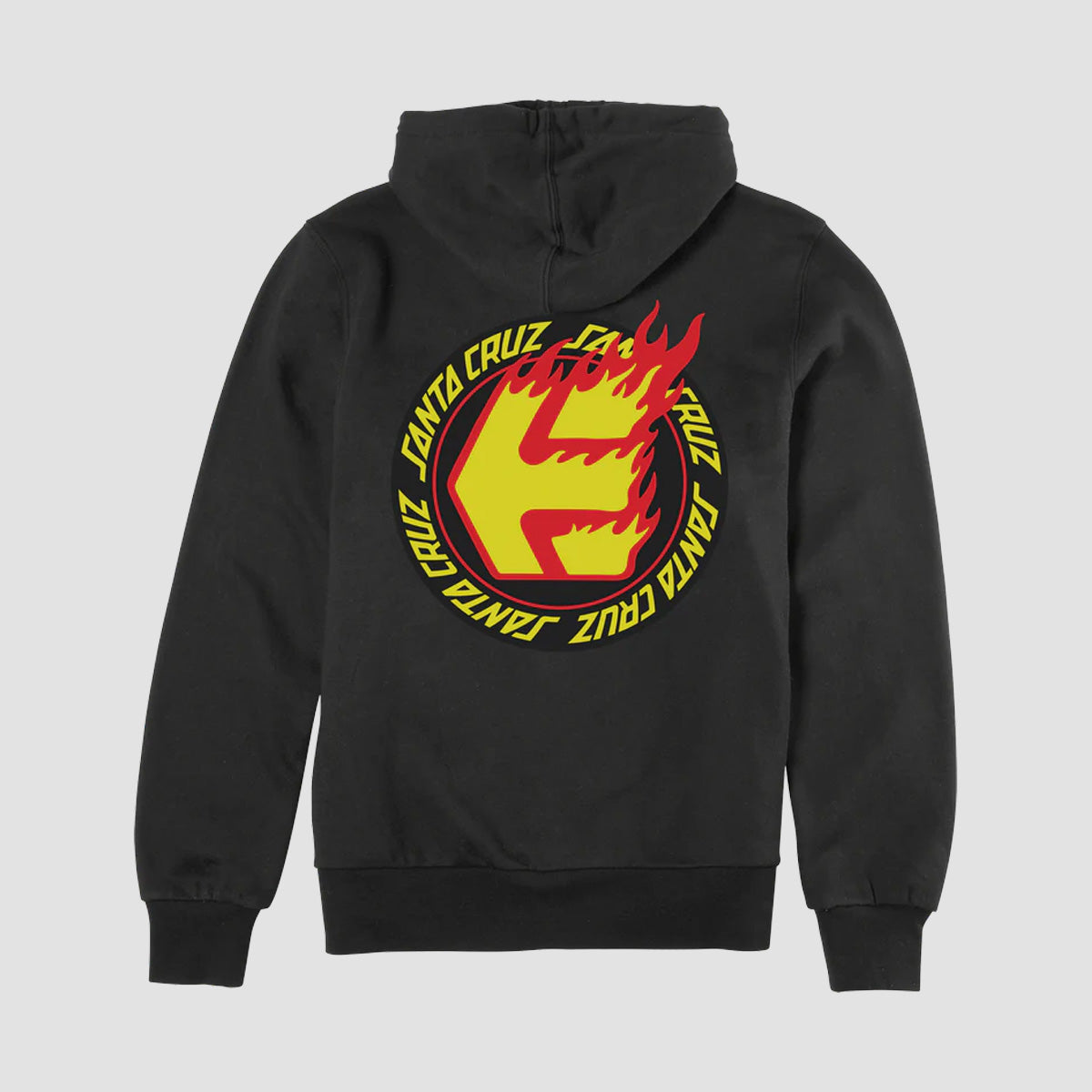 Etnies X Santa Cruz Flame Pullover Hoodie Black - Kids