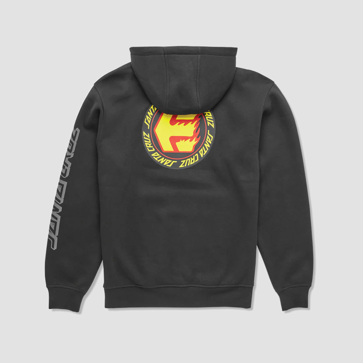 Etnies X Santa Cruz Flame Tech Pullover Hoodie Black