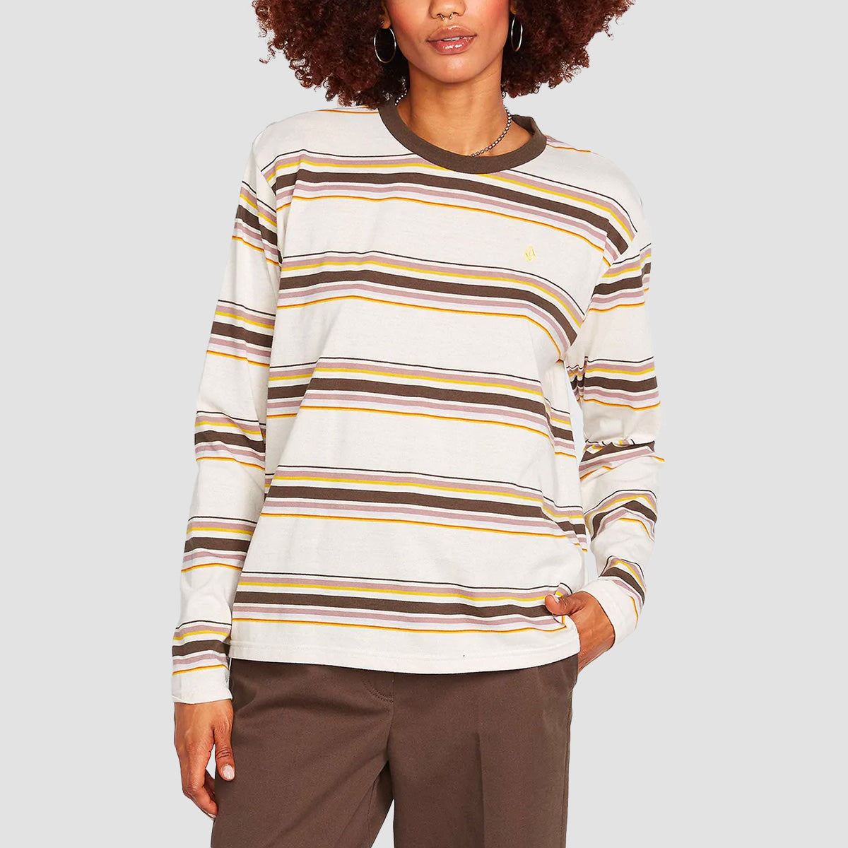 Volcom Party Pack Longsleeve T-Shirt Ash - Womens