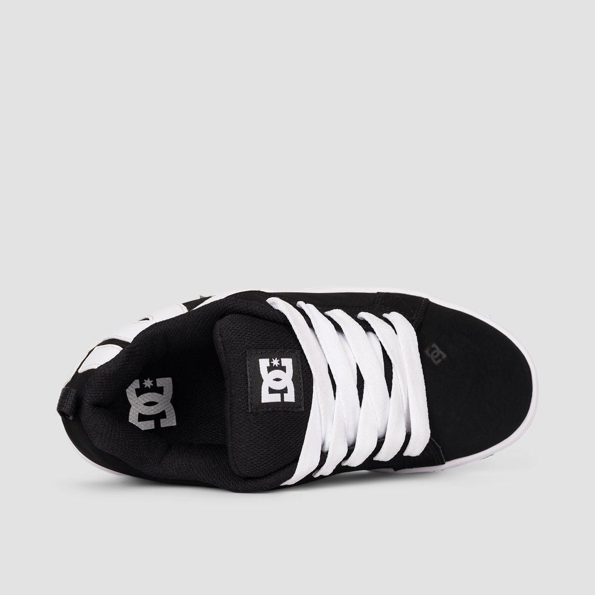 DC Court Graffik Shoes - Black/White - Kids