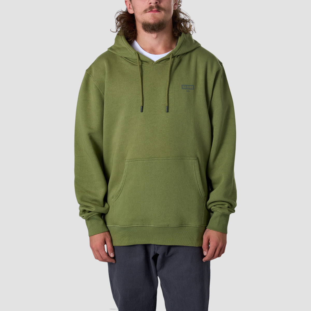 Globe Living Low Velocity Pullover Hoodie Olive