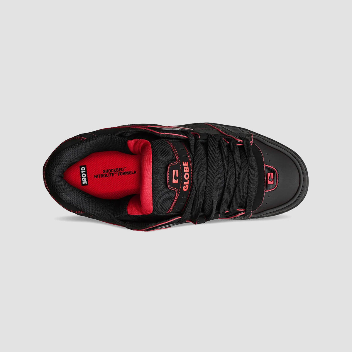 Globe Sabre Shoes - Black/Red/Mosaic