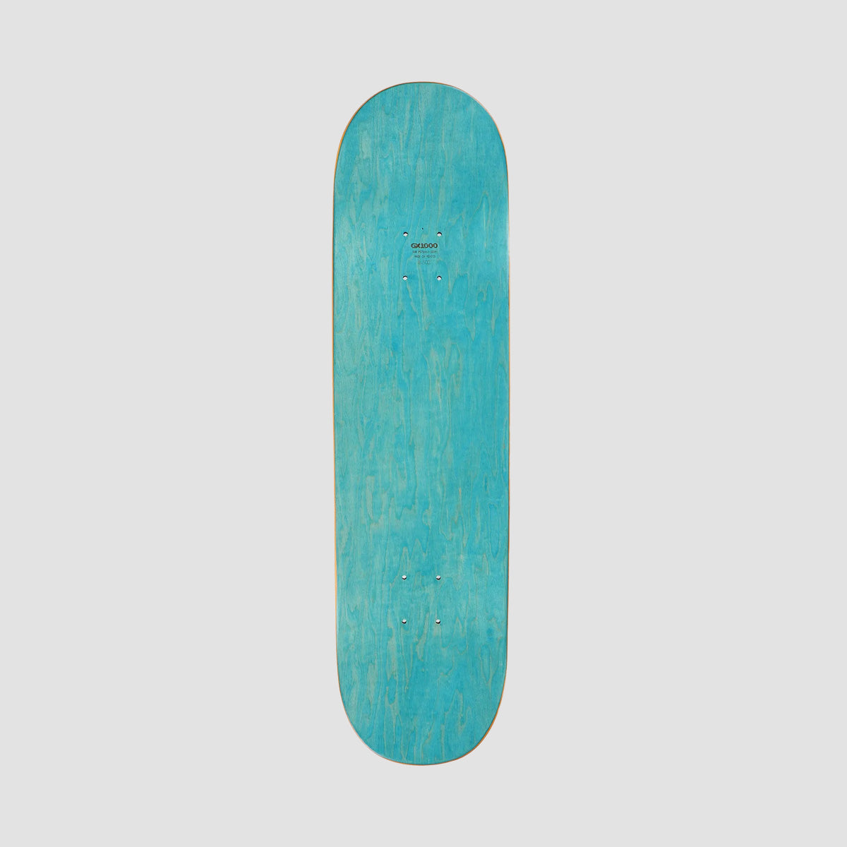 GX1000 Split Veneer Skateboard Deck Black/Orange/Various Stains - 8.5"