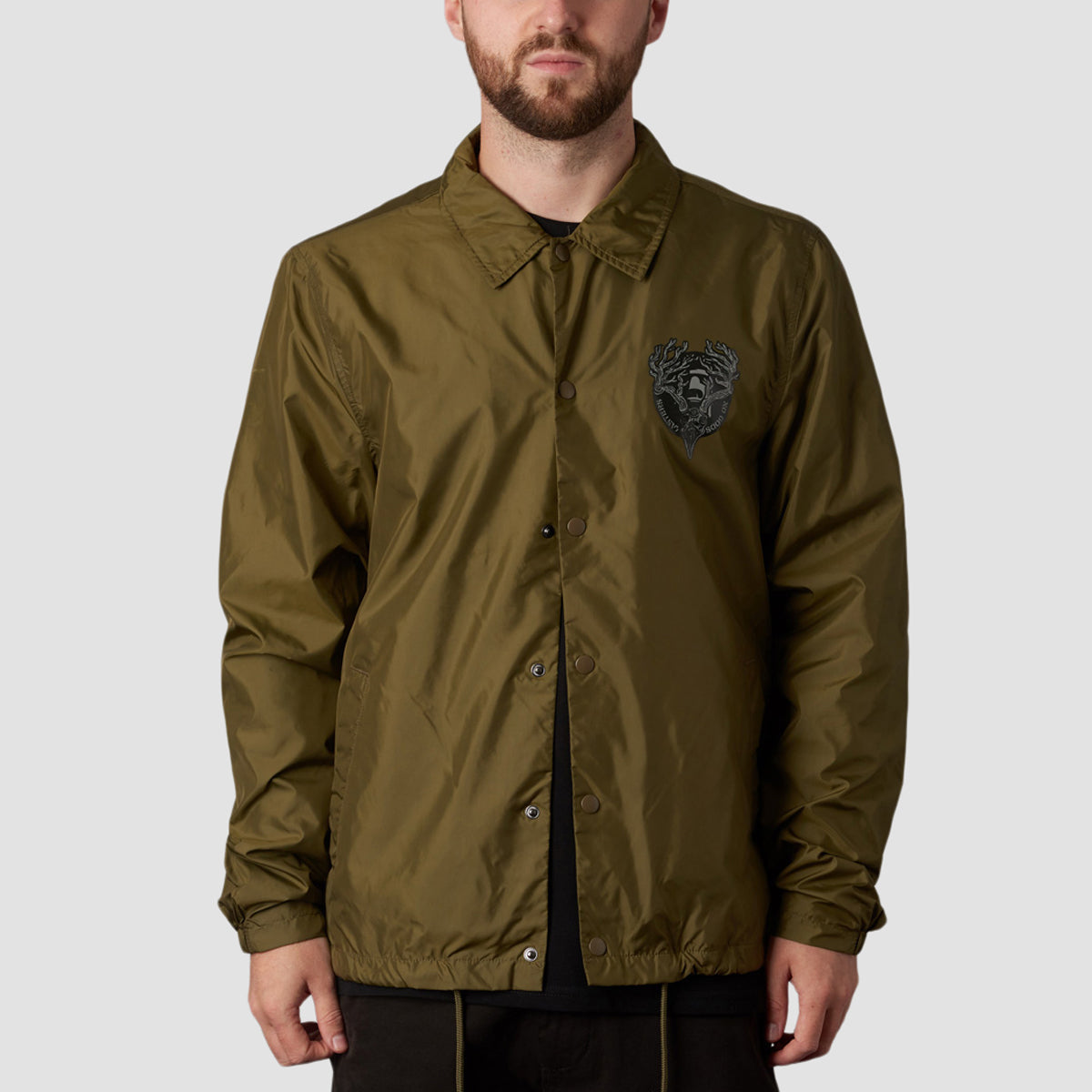 Heathen Ceronnous Coach Jacket Khaki