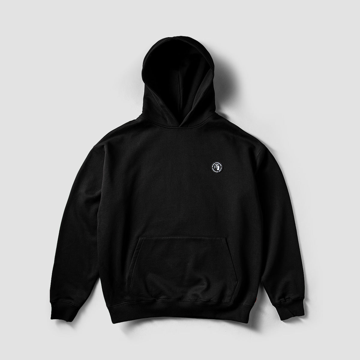Heathen Ceronnous Patch Super Heavy Pullover Hoodie Black