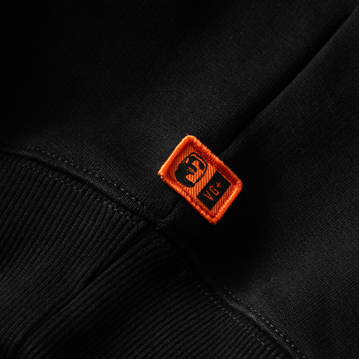 Heathen Ceronnous Patch Super Heavy Pullover Hoodie Black