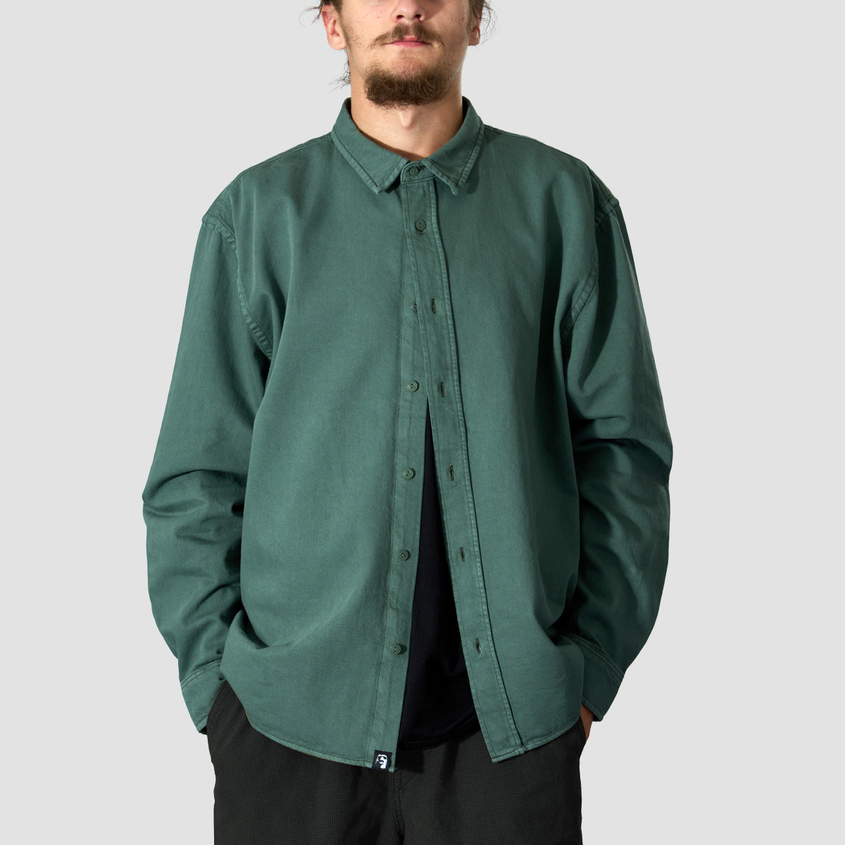 Heathen VG+ Medusa Longsleeve Work Shirt Bay