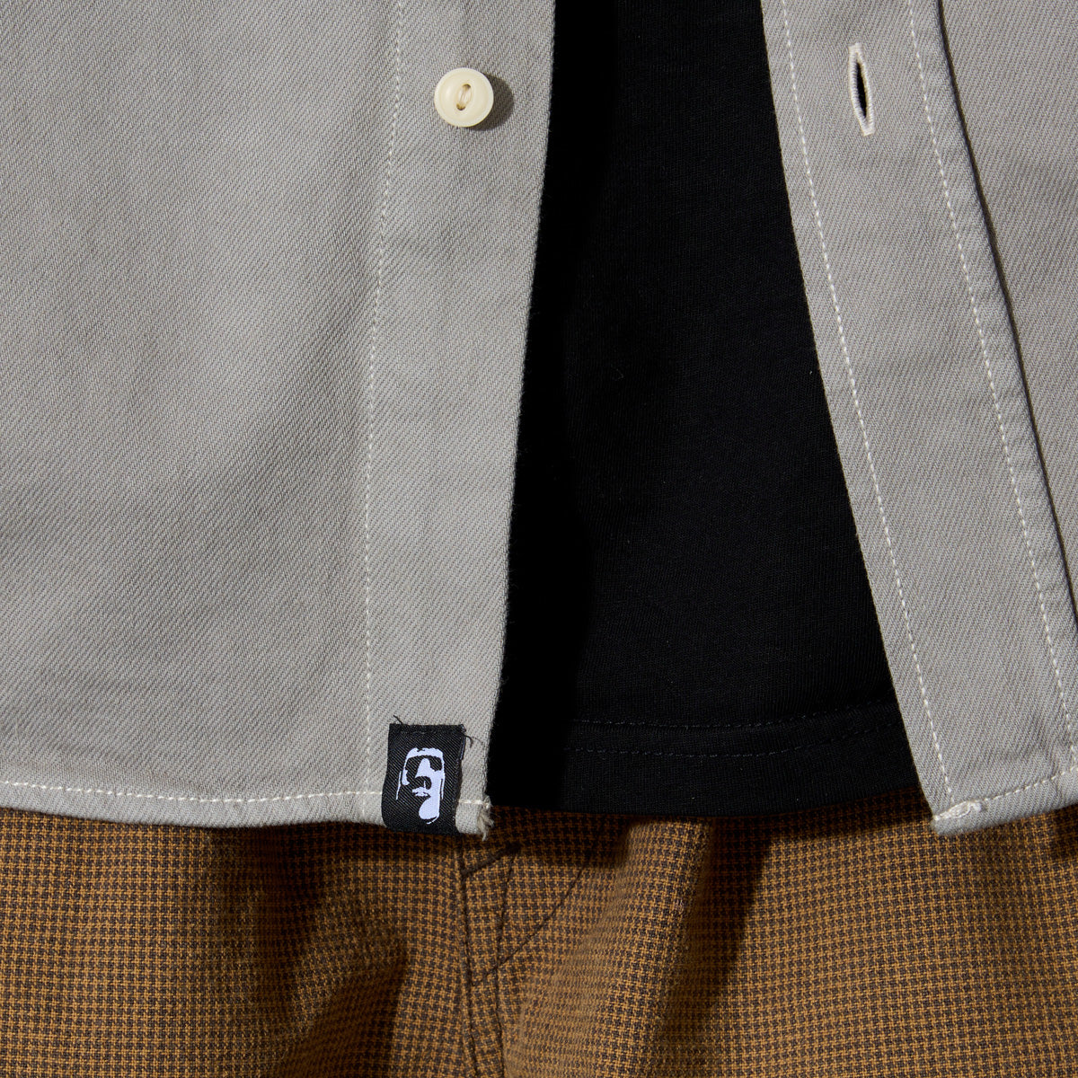 Heathen VG+ Medusa Longsleeve Work Shirt Mist