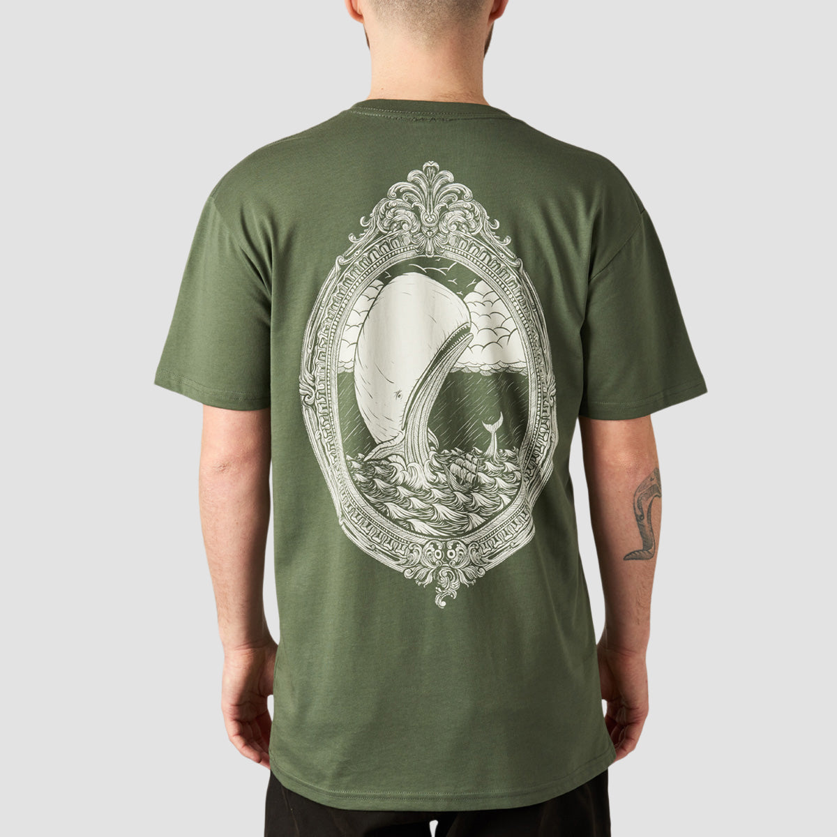 Heathen White Whale T-Shirt Cypress