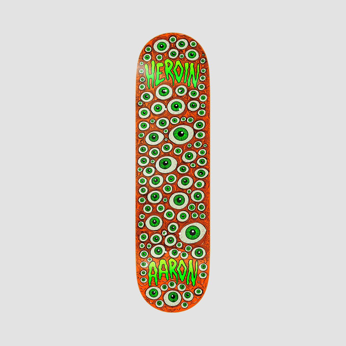 Heroin Aaron Wilson Eyes Skateboard Deck - 8.75"