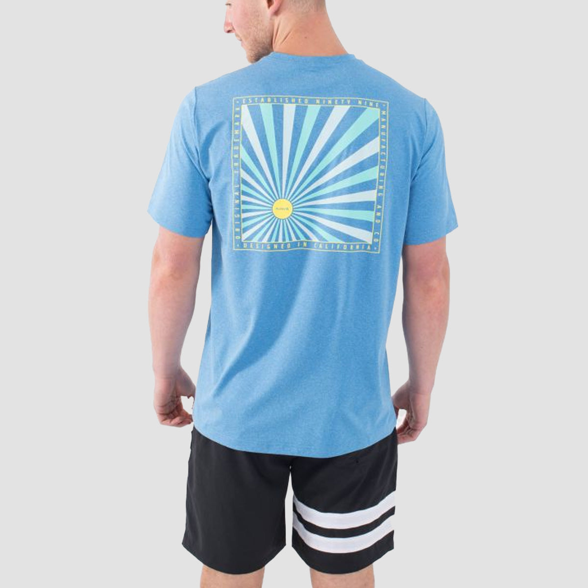Hurley Everyday Hybrid Upf 50+ Lycra T-Shirt Balti Blue