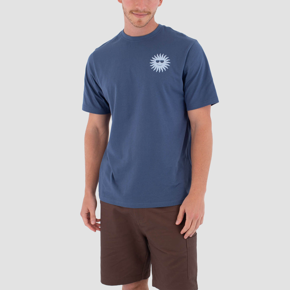 Hurley Fomo T-Shirt Grey Teal