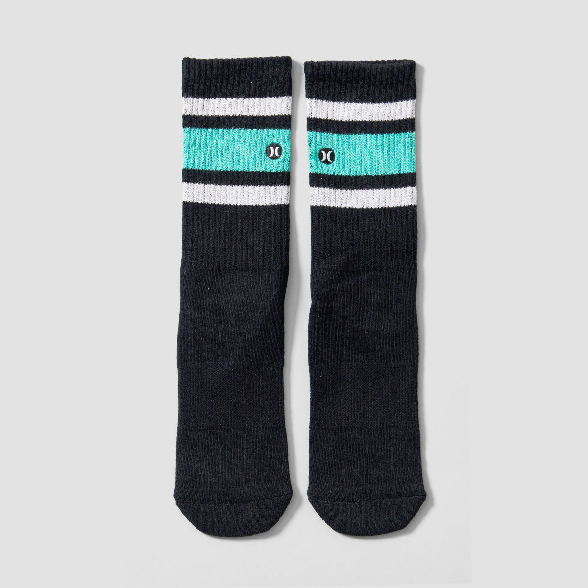 Hurley H2O Dri Stripe Crew Socks Black