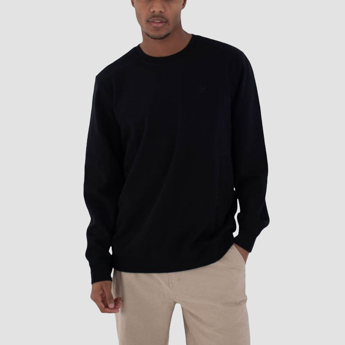 Hurley Icon Crew Sweatshirt Black