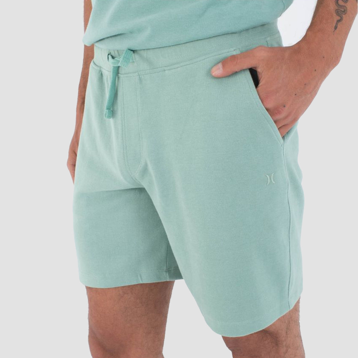 Hurley Low Tide Sweat Shorts Artillery