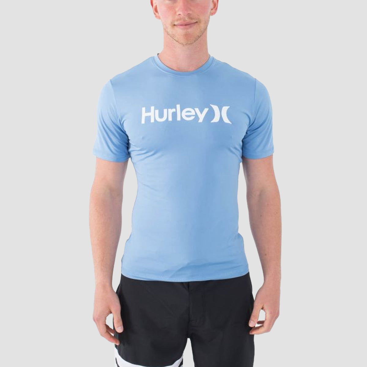 Hurley OAO Quickdry Rashguard UPF 50+ T-Shirt Aquifer