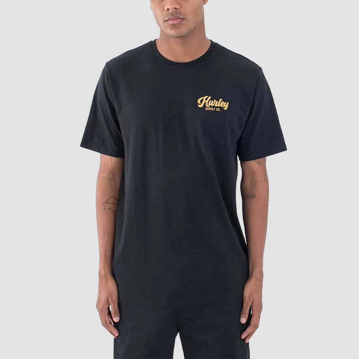 Hurley Raceway Slub T-Shirt Black