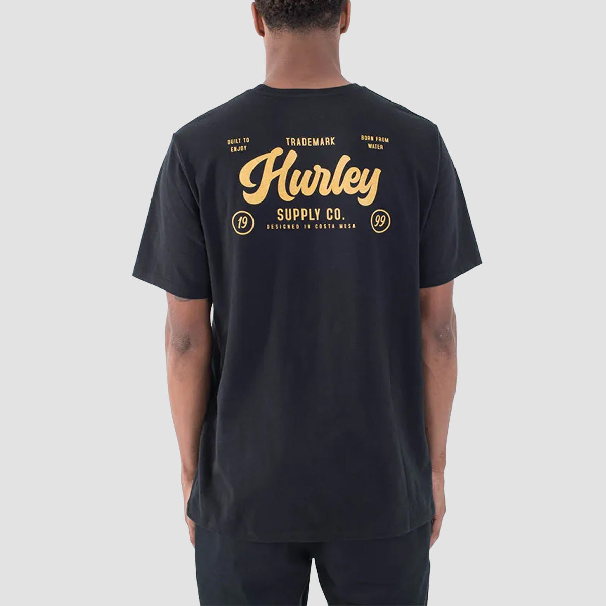 Hurley Raceway Slub T-Shirt Black