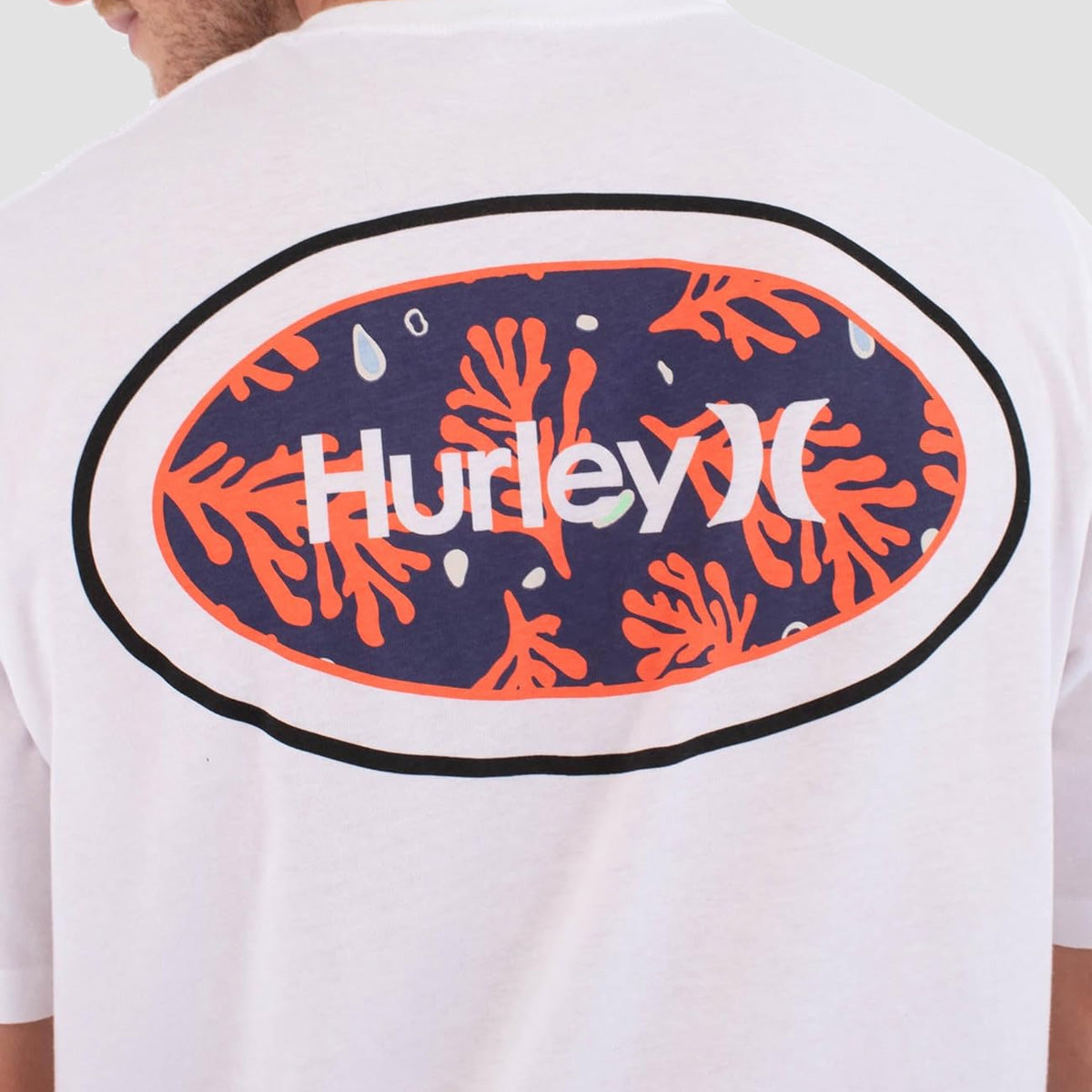 Hurley Vasce T-Shirt White 1