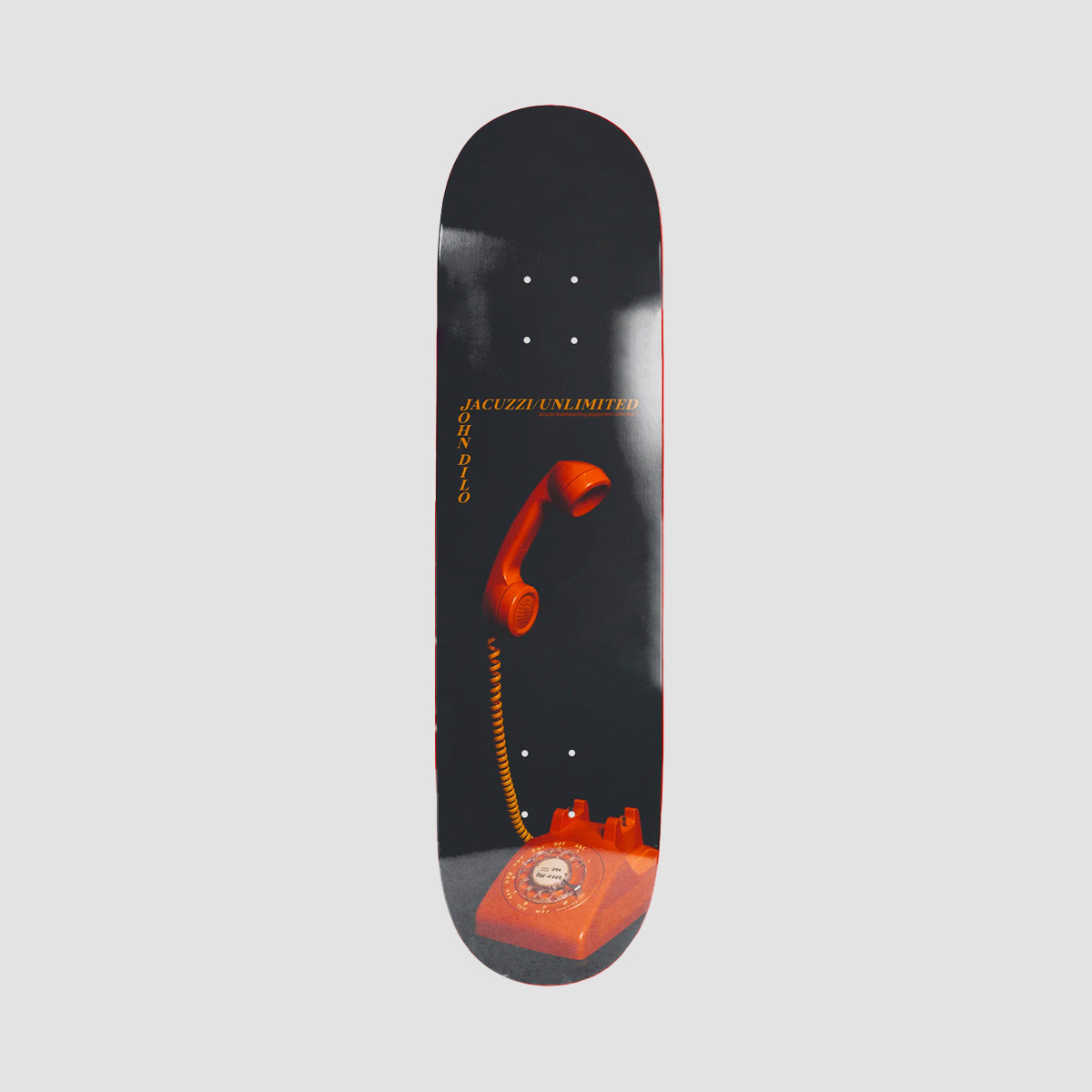 Jacuzzi Unlimited John Dilo On Hold Ex7 Skateboard Deck Black - 8.25"