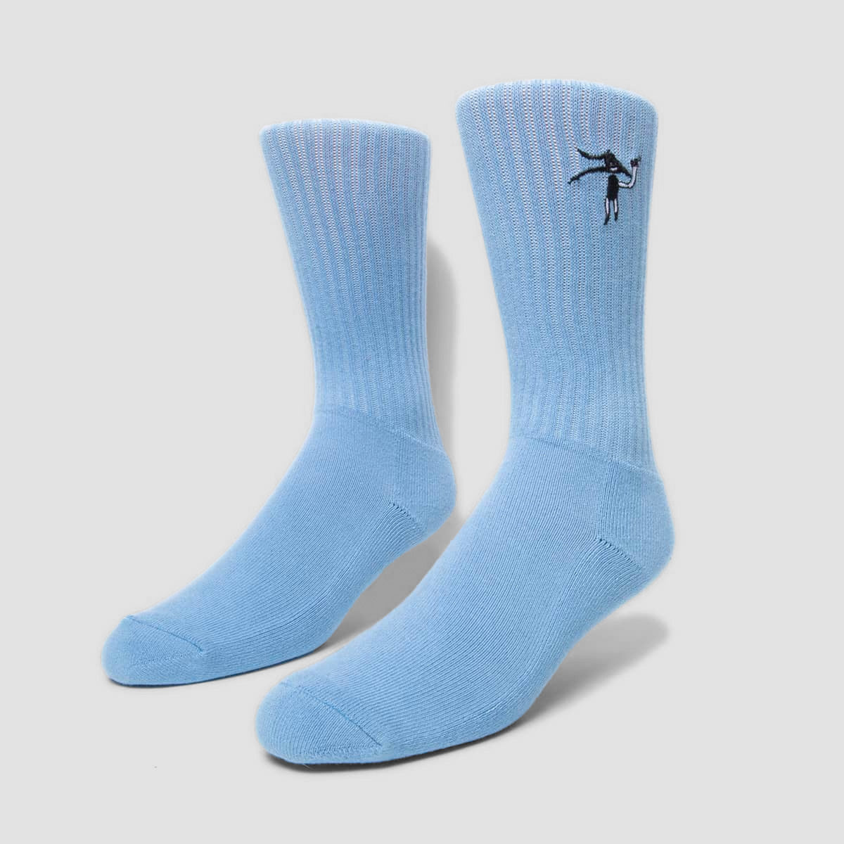 Lakai Flare Face Crew Socks Cyan