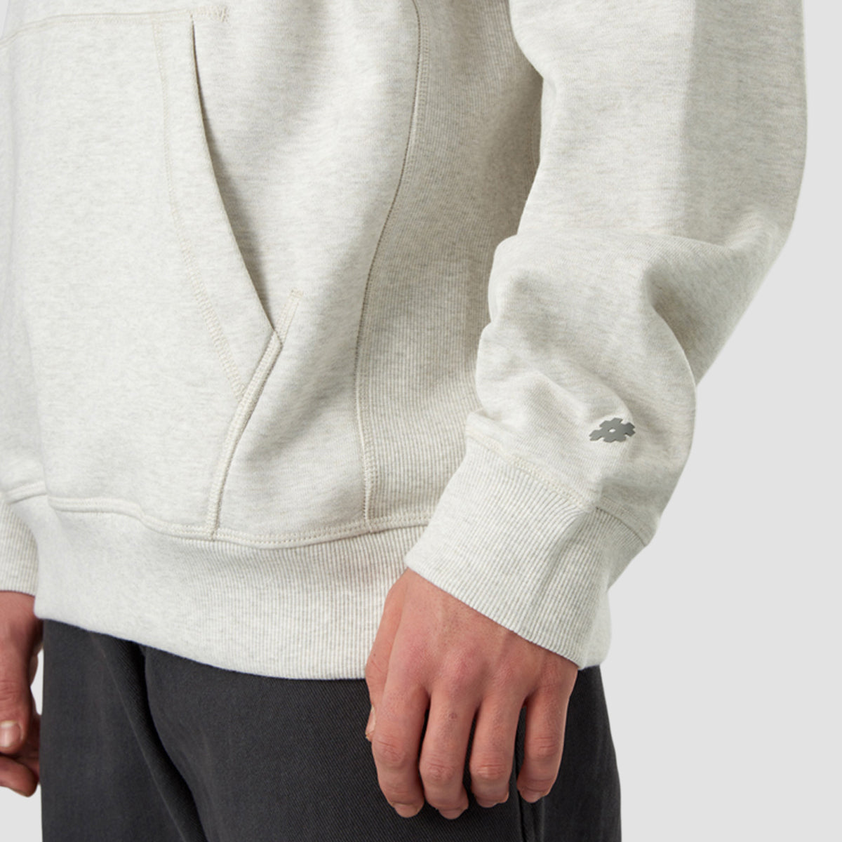 New Balance French Terry Pullover Hoodie Oatmeal Heather
