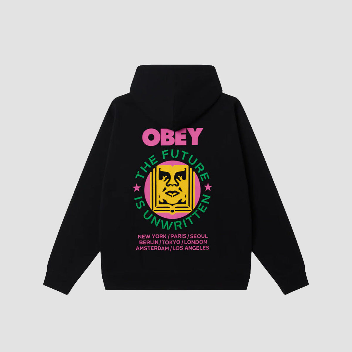 OBEY Future Unwritten Pullover Hoodie Unbleached