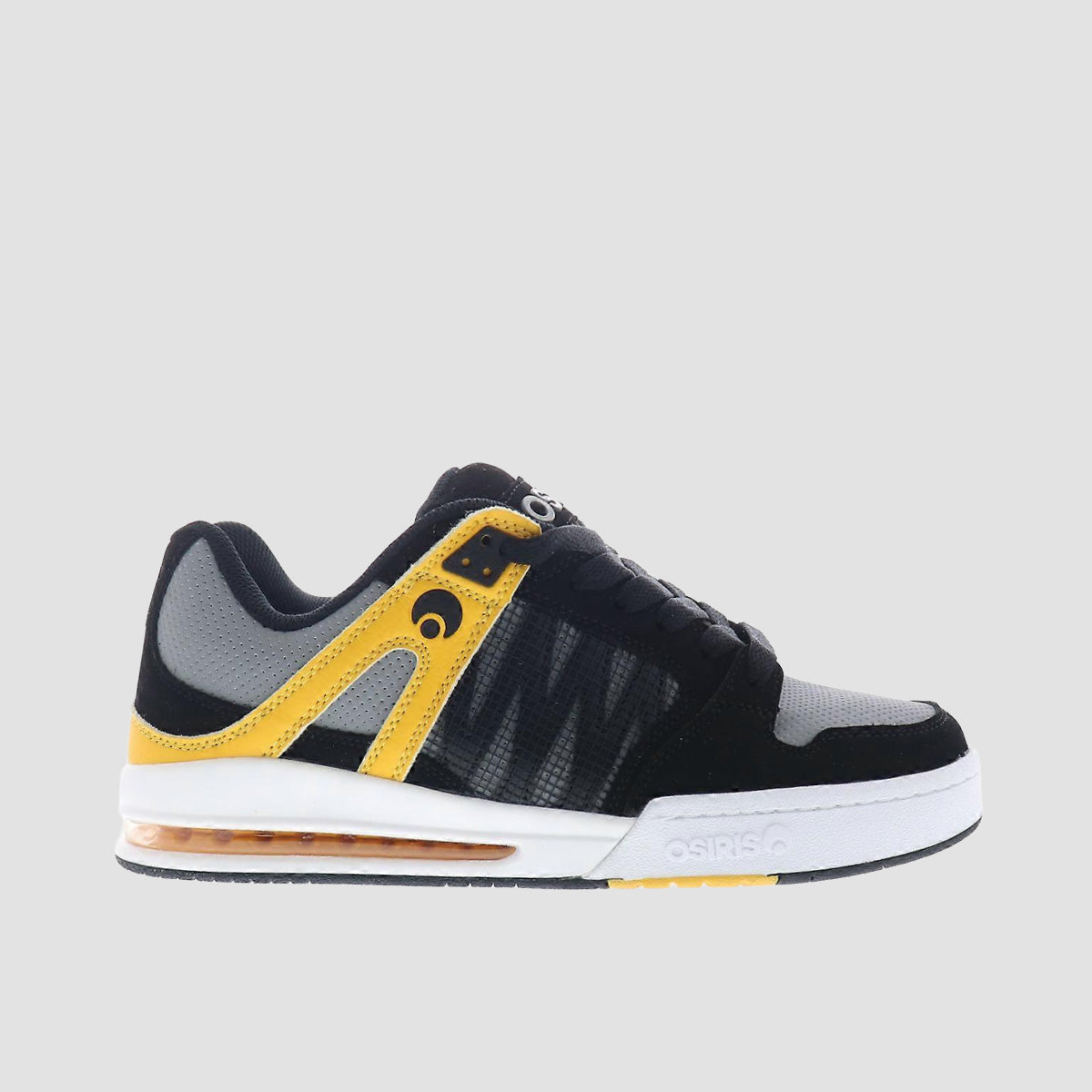 Osiris Pixel Shoes - Black/Charcoal/Yellow
