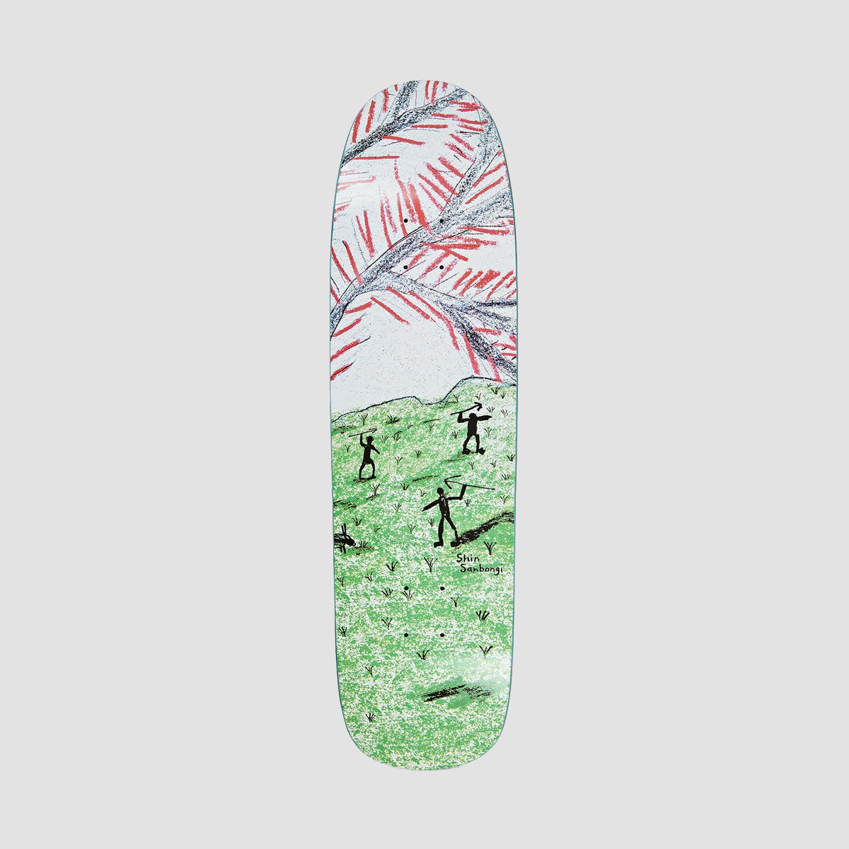 Polar Shin Sanbongi Hunters P9 Skateboard Deck - 8.625"