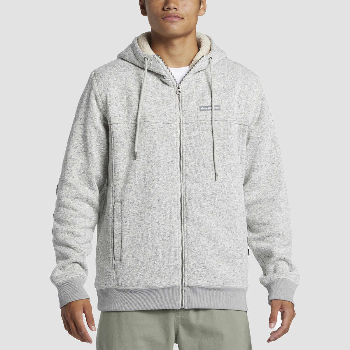 Grey quiksilver hoodie best sale