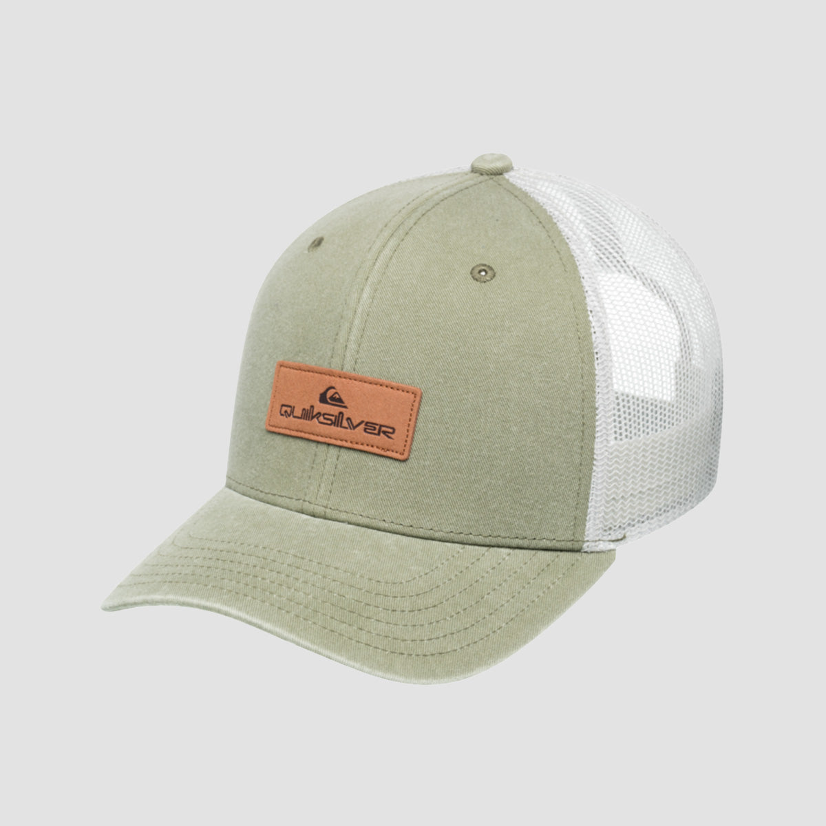 Quiksilver Down The Hatch Trucker Cap Aloe