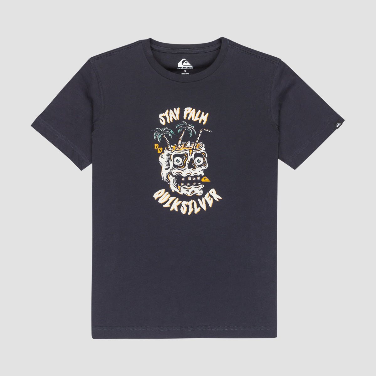 Quiksilver EV Stay Palm T-Shirt Dark Navy - Kids