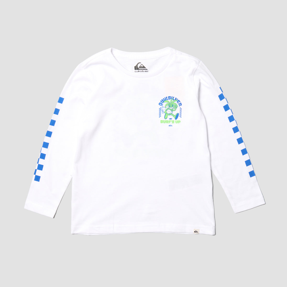 Quiksilver EV Surfs Longsleeve T-Shirt White - Kids
