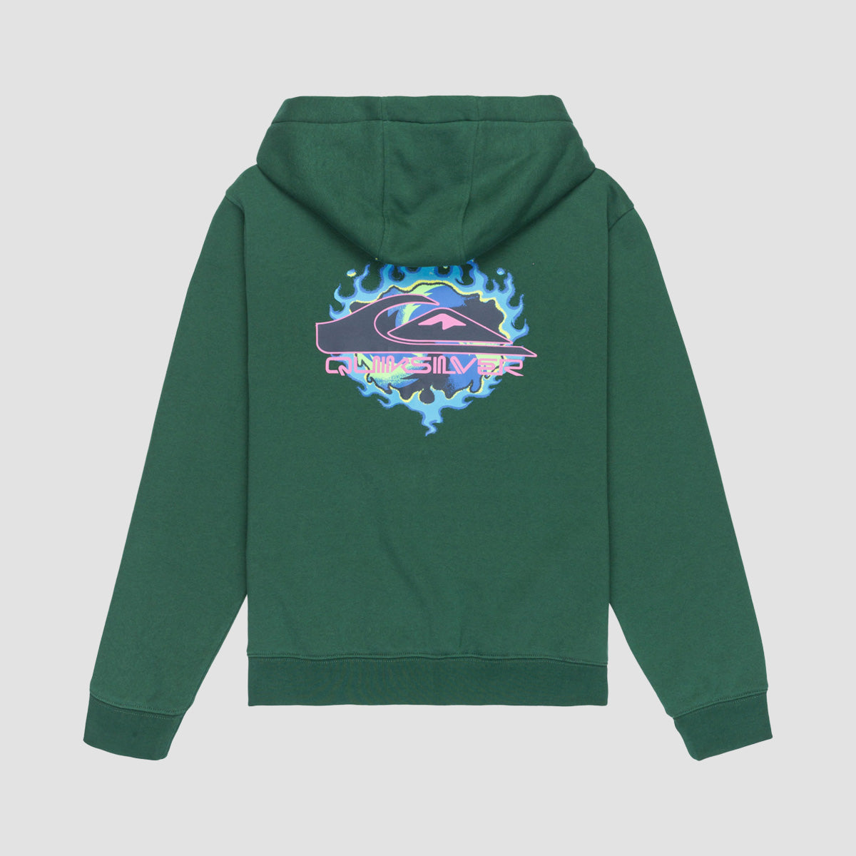 Quiksilver Graphic Zip Hoodie Trekking Green - Kids