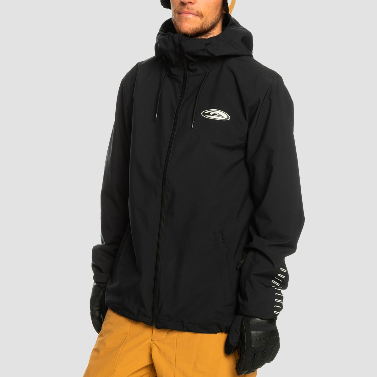 Quiksilver High In The Hood 10K Snow Jacket True Black