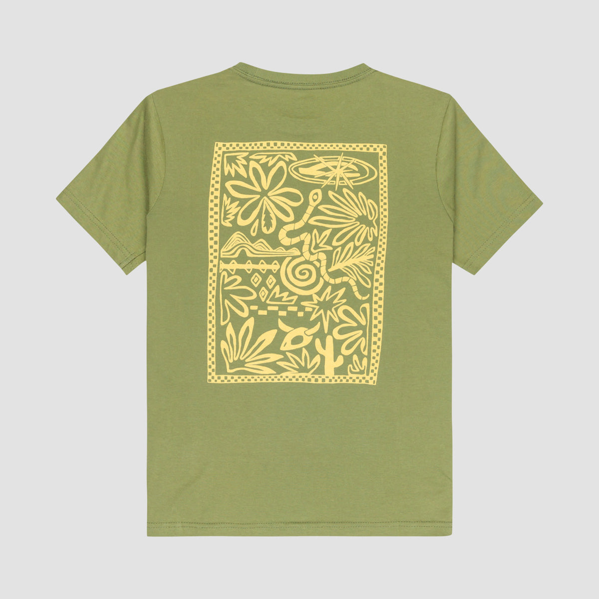 Quiksilver HW Snaky Ways T-Shirt Loden Green - Kids