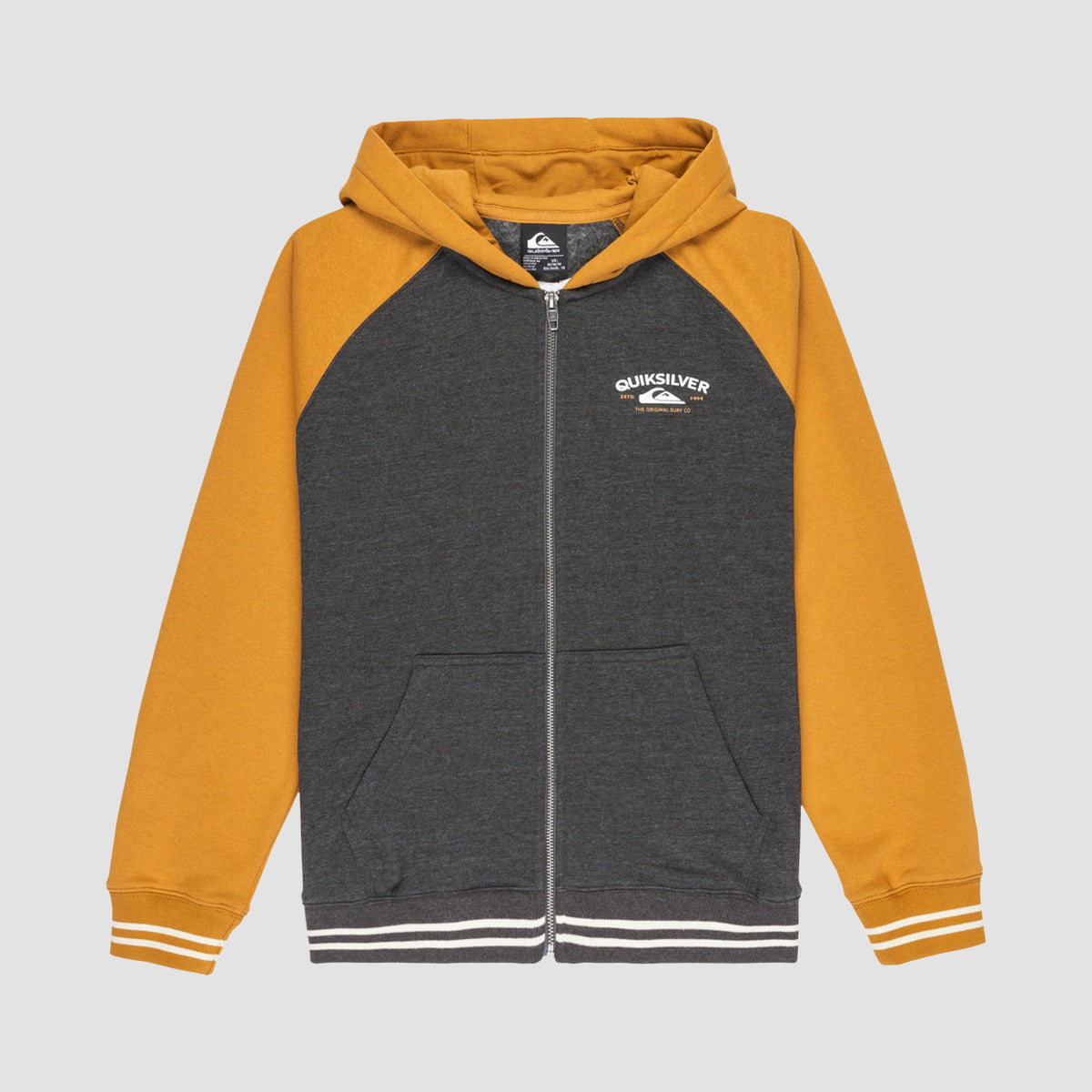 Quiksilver Knowledge Area Zip Hoodie Almond - Kids