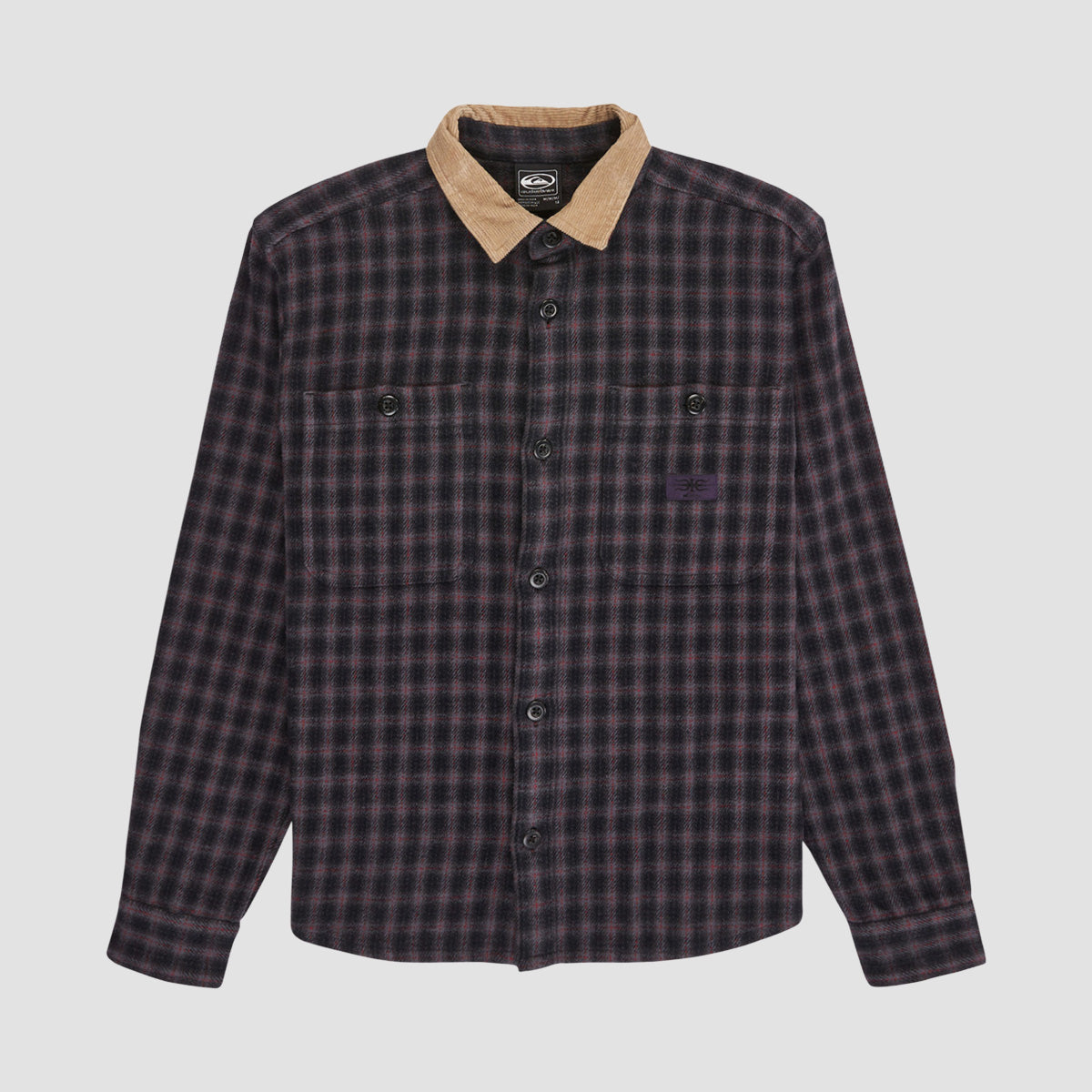 Quiksilver Mercury Sandstrokes Longsleeve Shirt Sand Strokes Black - Kids