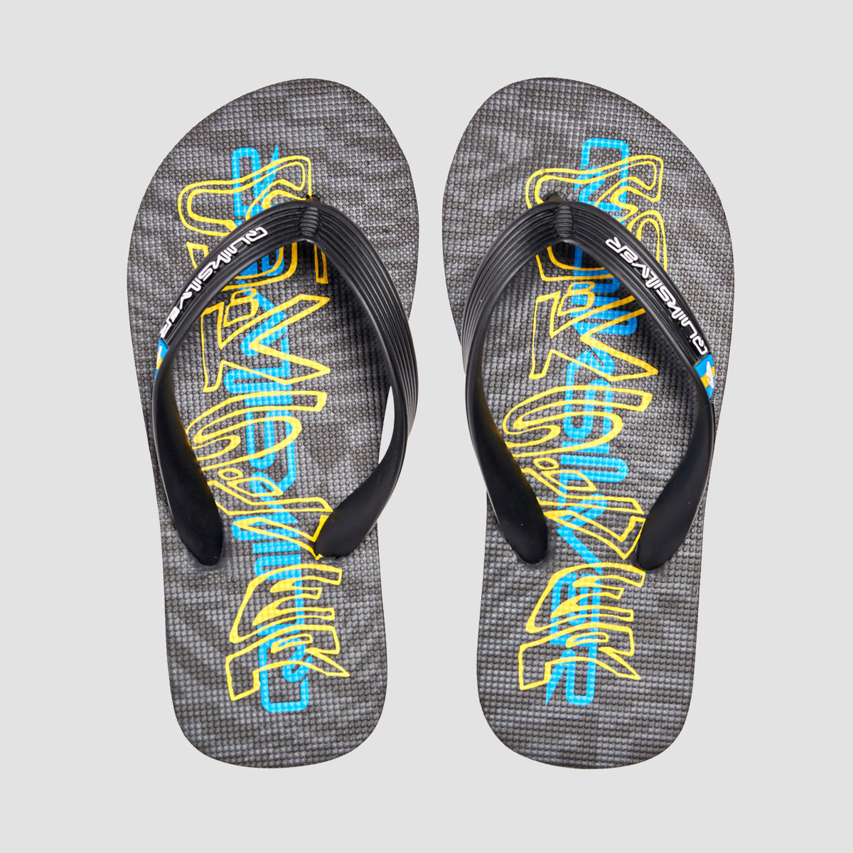 Quiksilver Molokai Art Flip Flops Black 5 Kids