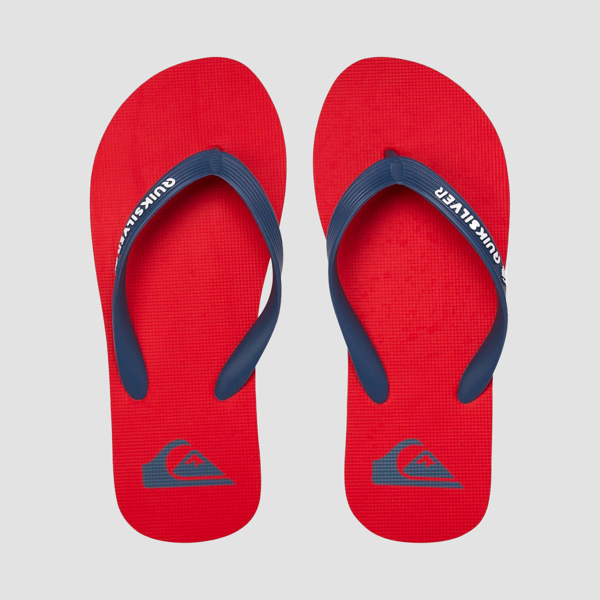 Quiksilver Molokai Flip Flops Red/Blue/Red - Kids
