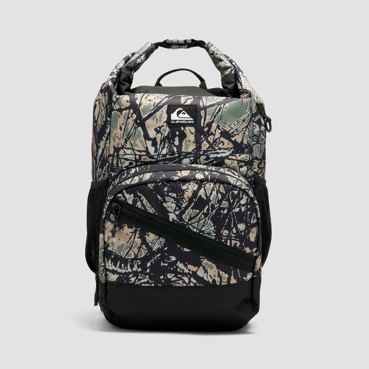 Quiksilver Sea Stash Voyager 30L Surf Backpack Woodland Abstract Sea spray